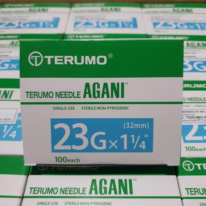 Needle Terumo 23 G AGANI/ Terumo Needle 23 AGANI / Jarum Terumo 23G