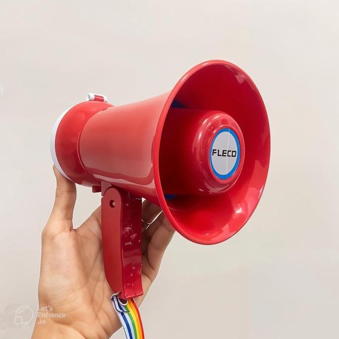 Toa Megaphone Mini Fleco HW-1R Multifungsi / Pengeras Suara, Rekam Dan Sirene - Toa untuk kakak jual
