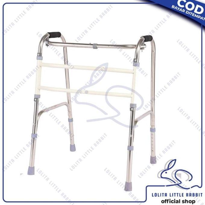 Walker Alat Tongkat Bantu Jalan Dewasa & Lansia Ringan dan Stabil, Solusi Mobilitas Orang Tua