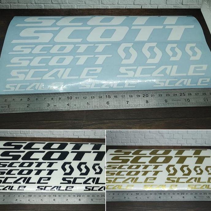 Promo Cutting Sticker frame sepeda SCOTT MTB bahan oracal COD