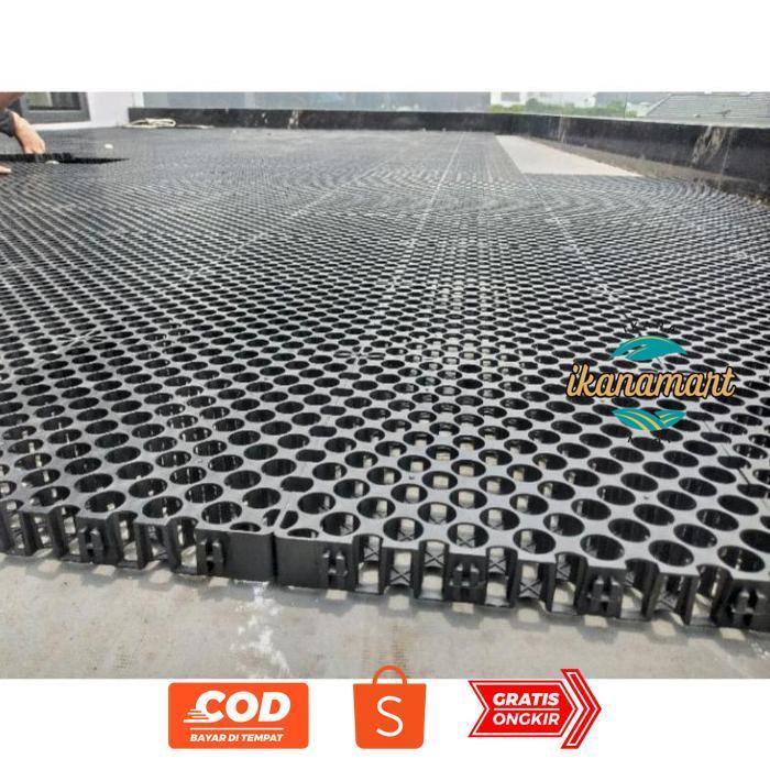 Promo GROSIR ALAS RUMPUT SINTETIS UKURAN 100X100 CM - DRAINASE RUMPUT SINTETIS - RESAPAN RUMPUT SINT