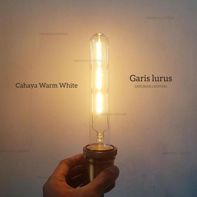 Ready  T8 120 T8 150 19cm lampu filament bohlam edison led panjang pipa