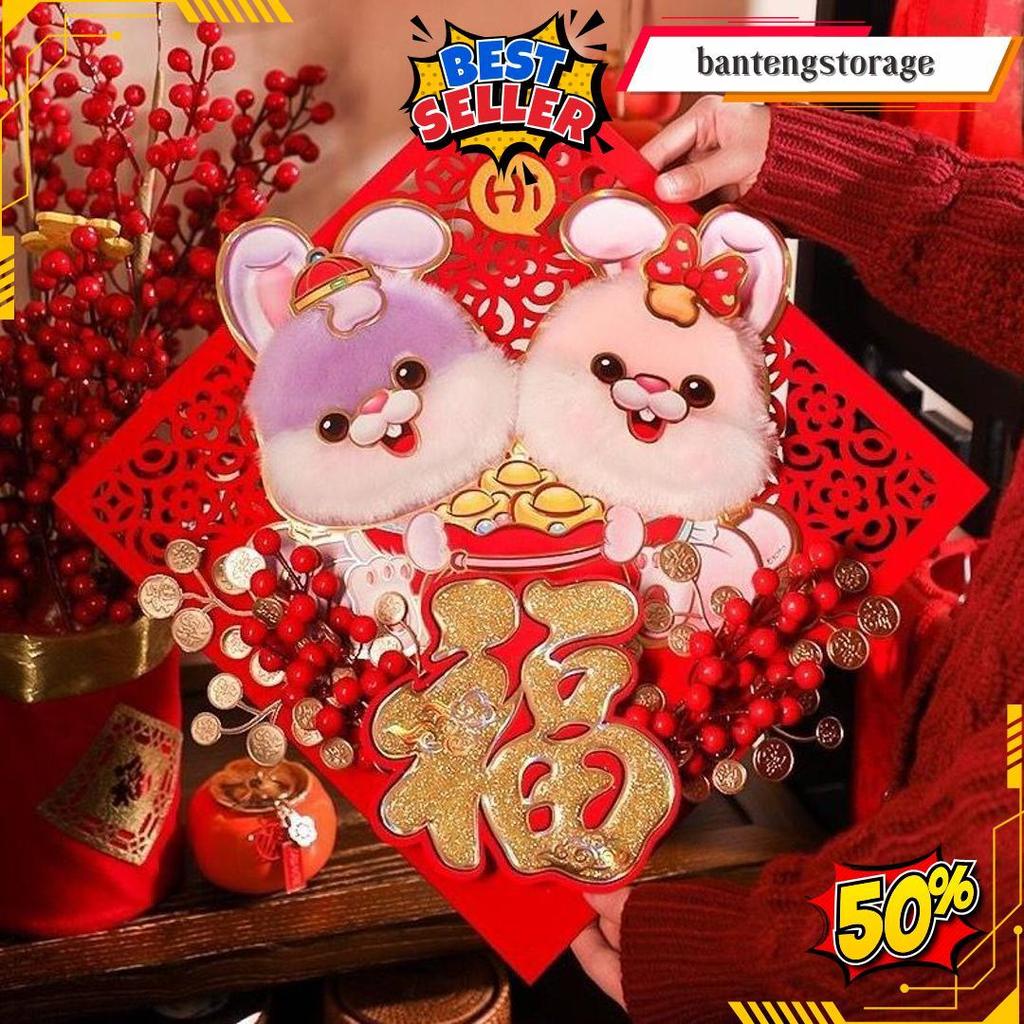 Gantungan Kelinci Rabbit Premium Hiasan Imlek Cina Tahun 2023 Cod