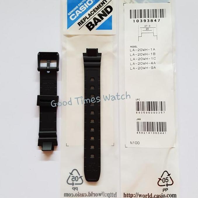 Ready STRAP CASIO LA-20WH LA 20WH LA 20 CASIO ORIGINAL