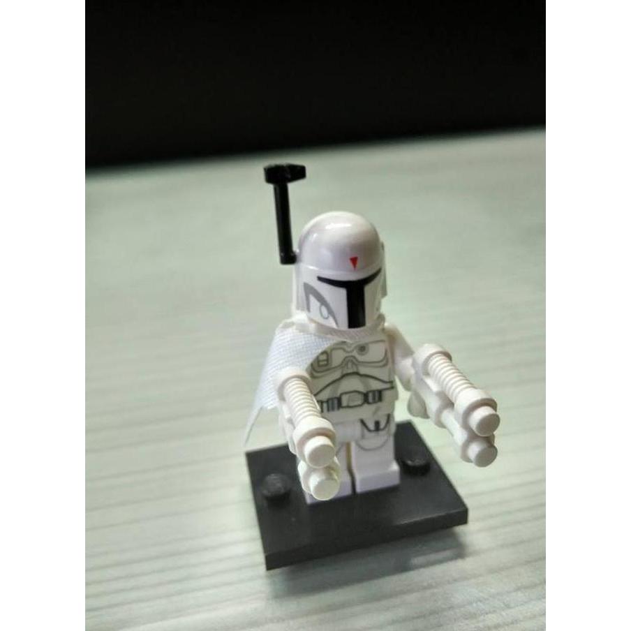 Cape Saja - Untuk Bobba Fett White Cape