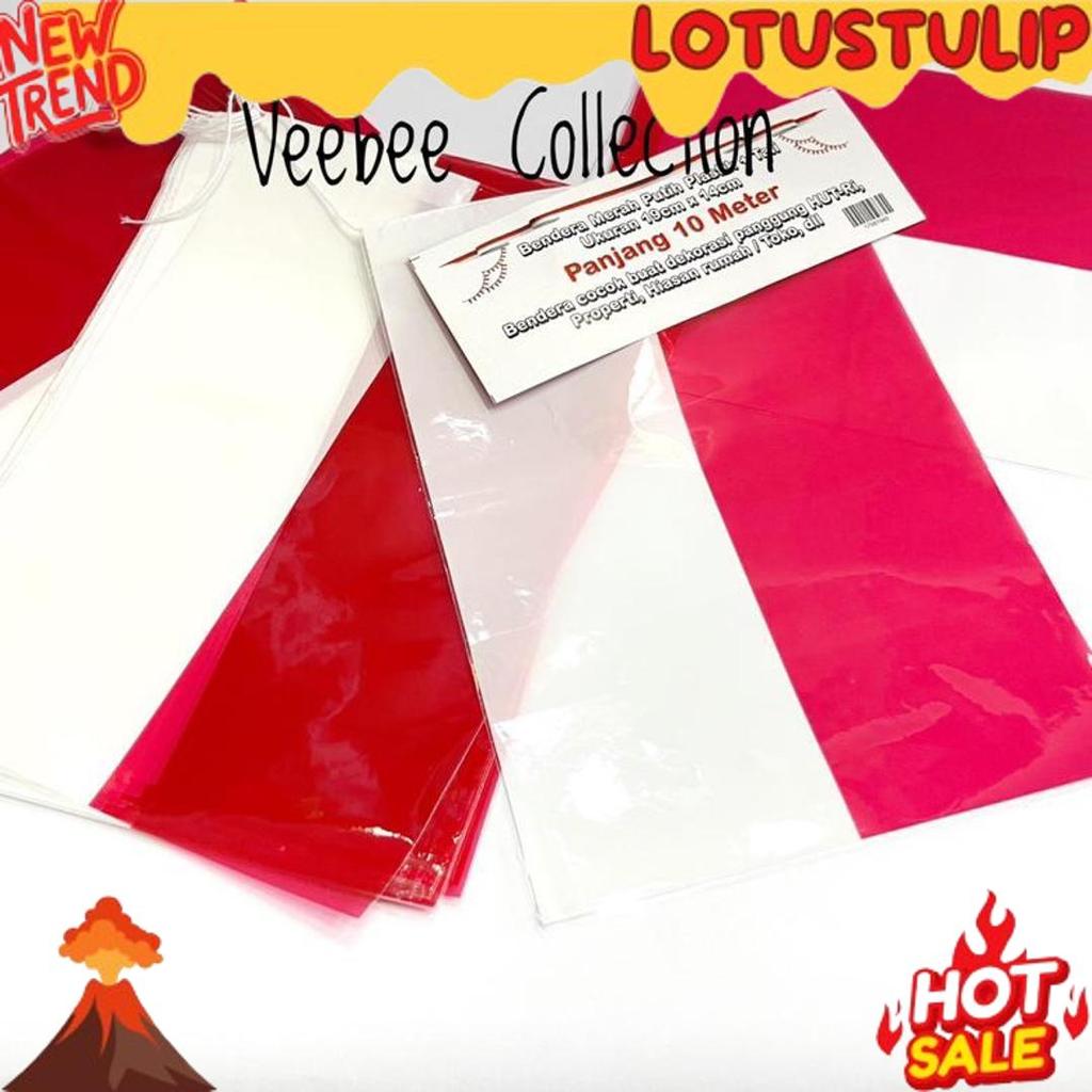 Gercep Bunting Flag Bendera Plastik TBL B. Dekorasi agustusan. Hiasan agustusan. Dekorasi kantor. Be