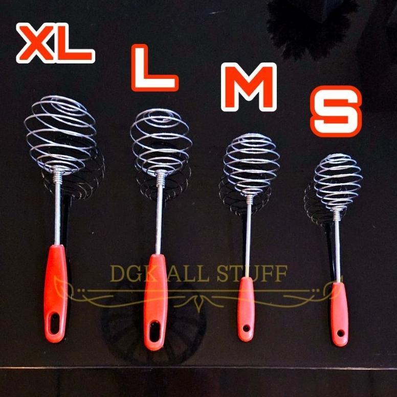 Bisa Cod Alat Kocok Pengocok Pengaduk Kocokan Whisk Mixer Manual Telur Telor Adonan Kue Susu Cream F