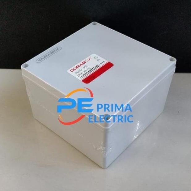 Box Panel Plastik ABS 200x200x130 mm Box Panel Plastik Abu-Abu IP66 - Available