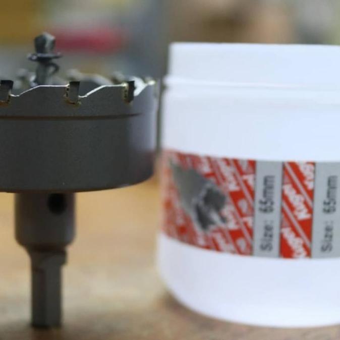 Hole saw TCT 65mm kugel/mata bor stainless 65mm - Available