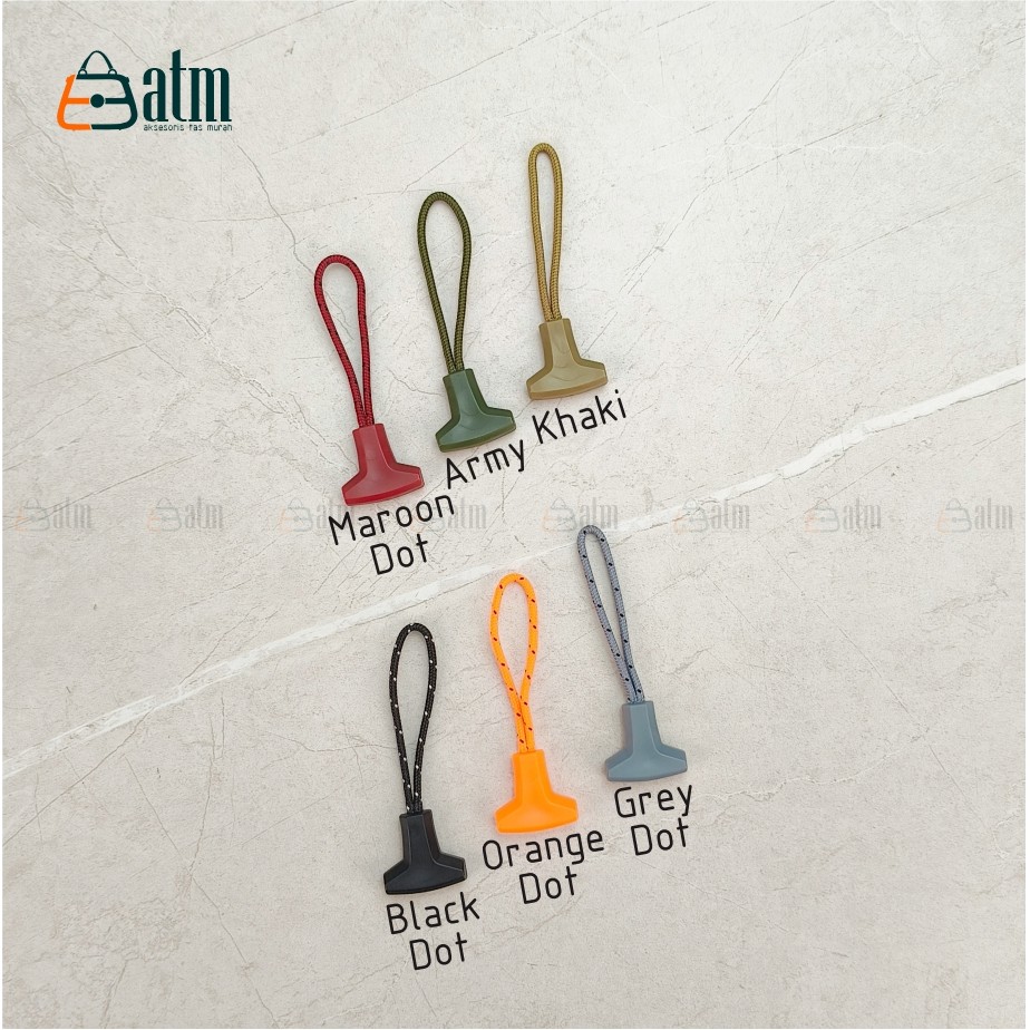 100 pcs - PP5 Puller Rope /  Tarikan Zipper