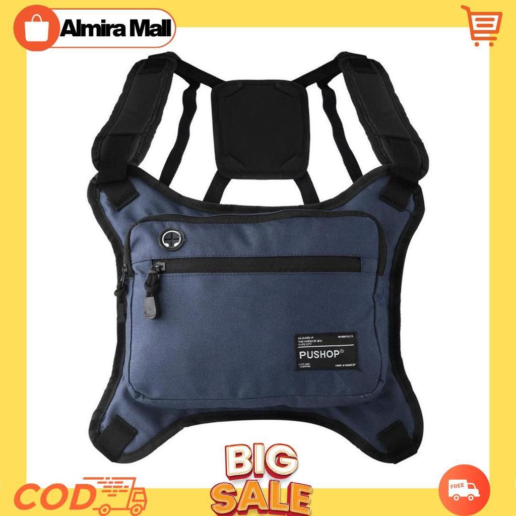 Tas Dada Pria Pushop Tactical Hachiroku Cordura Cod