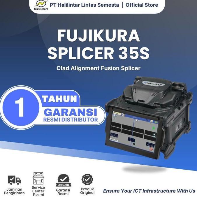 Fujikura 35S Clad Alignment Fusion Splicer | Alat Sambung Fiber Optik | Garansi Resmi Distributor
