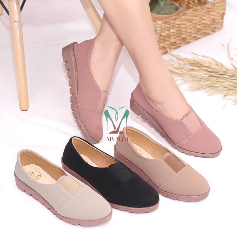 Sepatu Wanita Slip On Kekinian Kasual Terlaris Rezilia