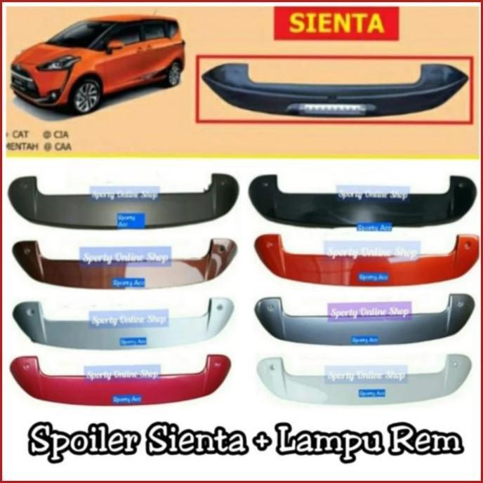 N Spoiler Sienta With Lampu Rem