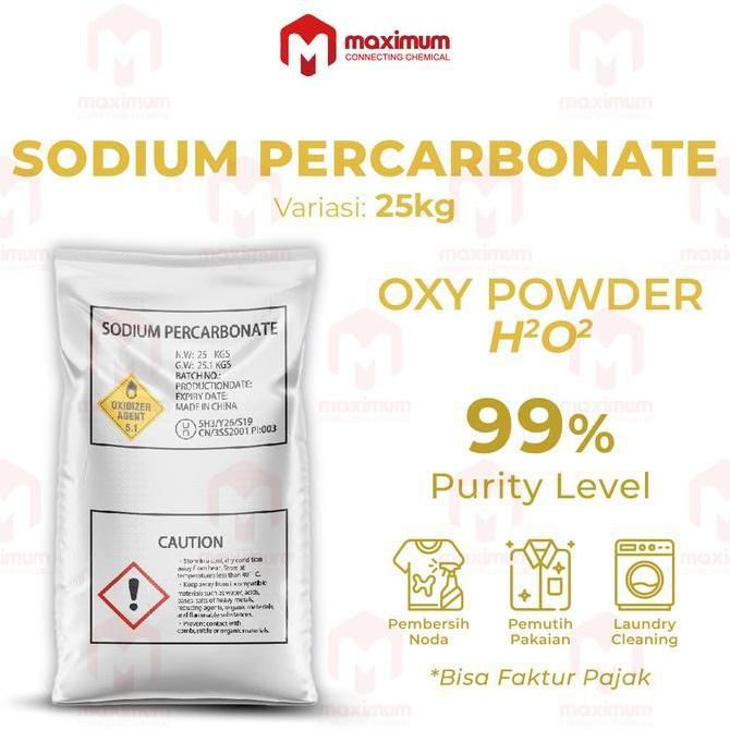 Sodium Percarbonate / Hydrogen Peroxide Powder / H2O2 Powder - 25Kg