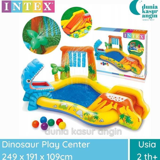 INTEX 57444 Kolam Renang Anak Dinosaurus Kids Play Center