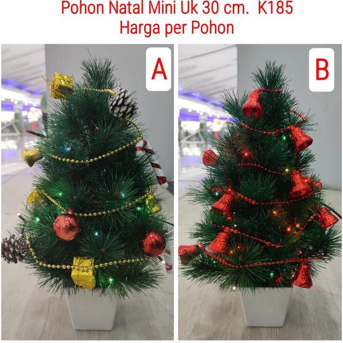 Super Hot, Pohon Natal Mini Kecil Paket Aksesoris Lampu Pohon Natal Christmas
