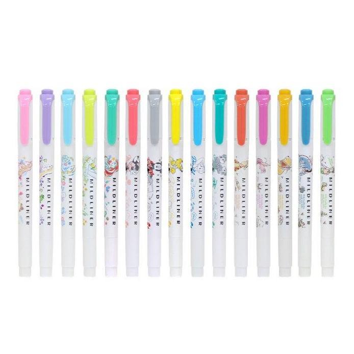 Ready Zebra Mildliner Double Sided Highlighter Disney 2021 Limited Edition