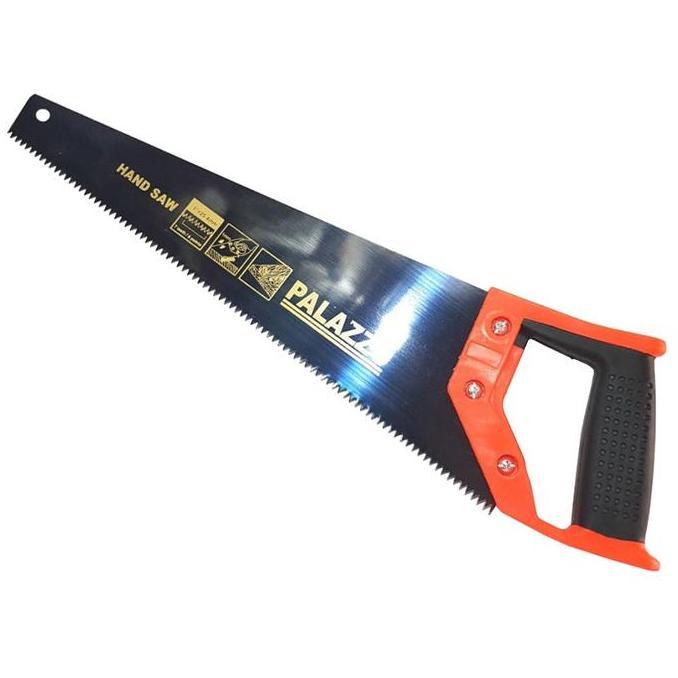 SU - Gergaji Kayu Gagang Pvc 18" Inci Lapis Karet Anti Slip - Kuat dan Siap Pakai - Gergaji Manual G