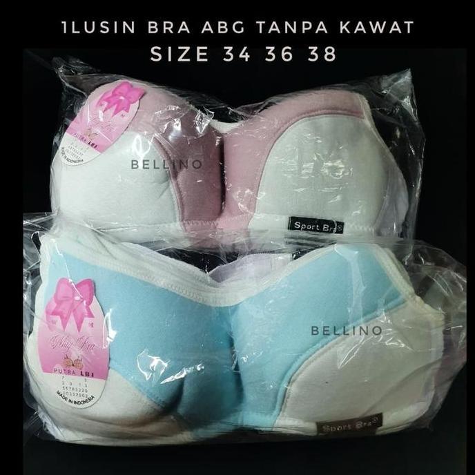 Promo Grosir 1 Lusin Seri 12pcs Bra Pelajar Abg Bh Anak Remaja Pemula Seri COD