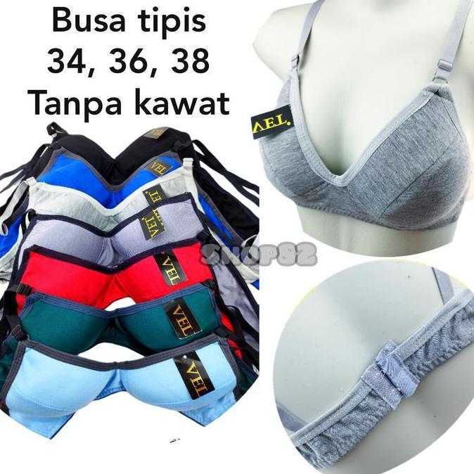 Promo 3 pcs bra BH sport wanita perempuan cewek dewasa ukuran 34 36 38 jumbo big size tanpa kawat bu