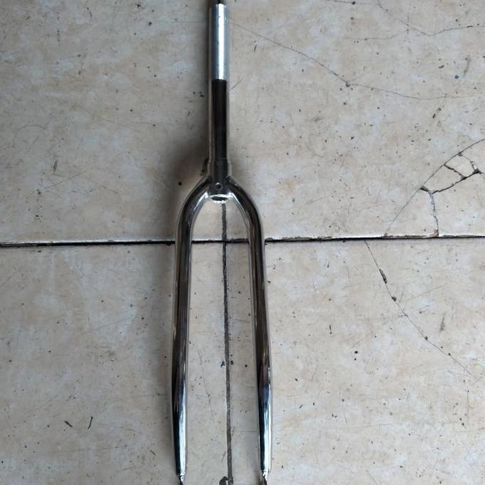 fork sepeda 700 700c fixie balap roadbike crome chrome taiwan