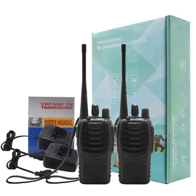 locaste_shop - ht 2 unit ht 888s 3-5km handy talky murah walkie talkie radio dua arah 2800mah origin