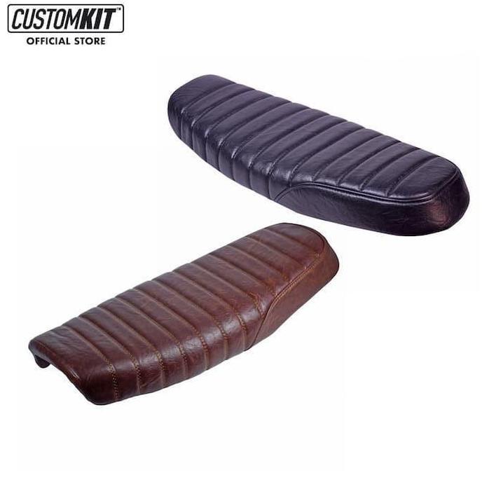 Jok Cafe Racer Motif Garis Kawasaki W 175 - Customkit