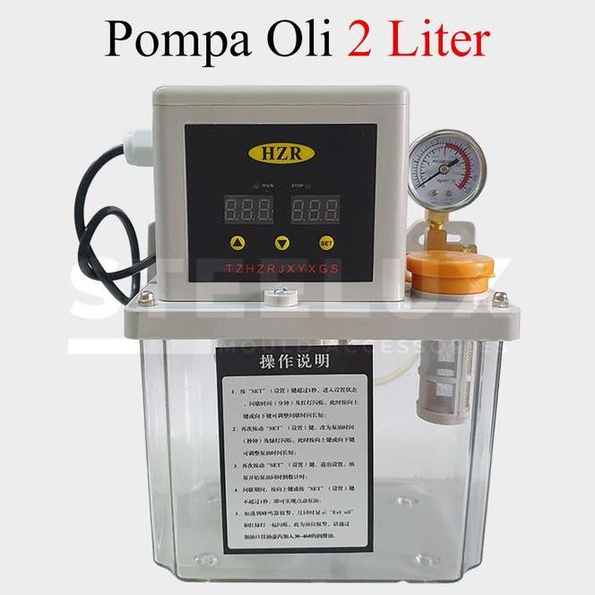 Pompa Oli Lubrikasi Otomatis 2 Liter / Automatic Lubricant Pump 2L 2 L