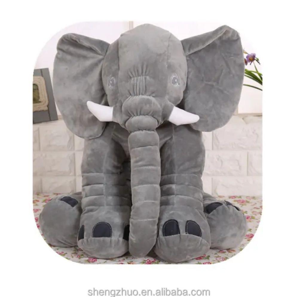 Boneka Gajah Lucu Jumbo Boneka Mainan Viral Boneka Gajah Pink Bahan Super Lembut