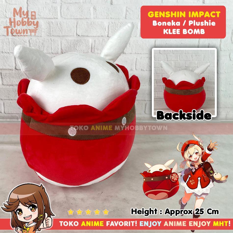 Boneka Anime Game Karakter Genshin Impact Klee Bomb Plushie Doll
