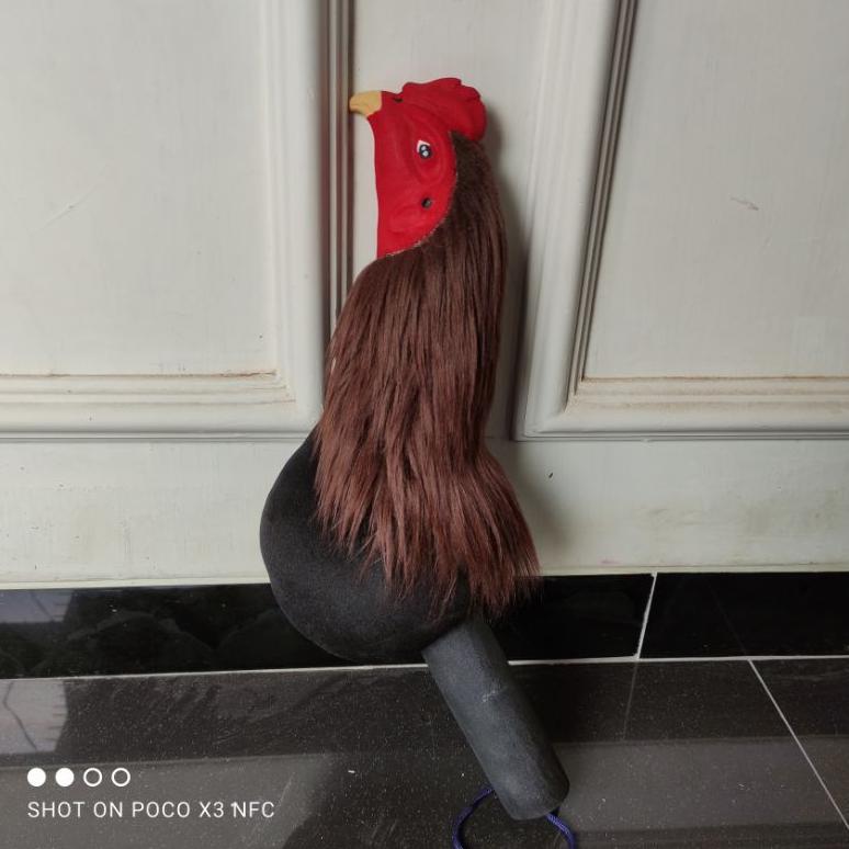 Boneka Ayam Setengah Badan Gagang