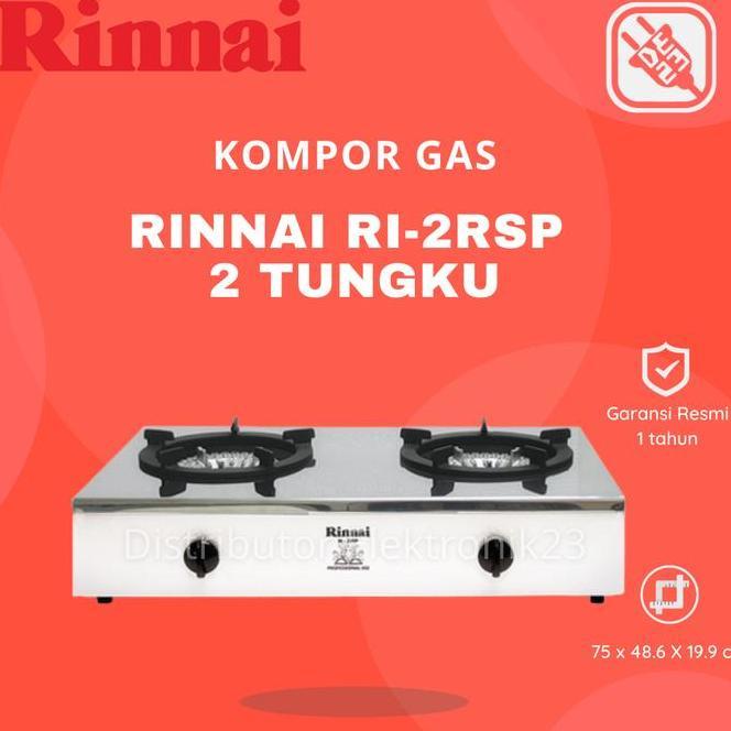 Rinnai Kompor Gas 2 Tungku Ri2Rsp Ri2Rsp