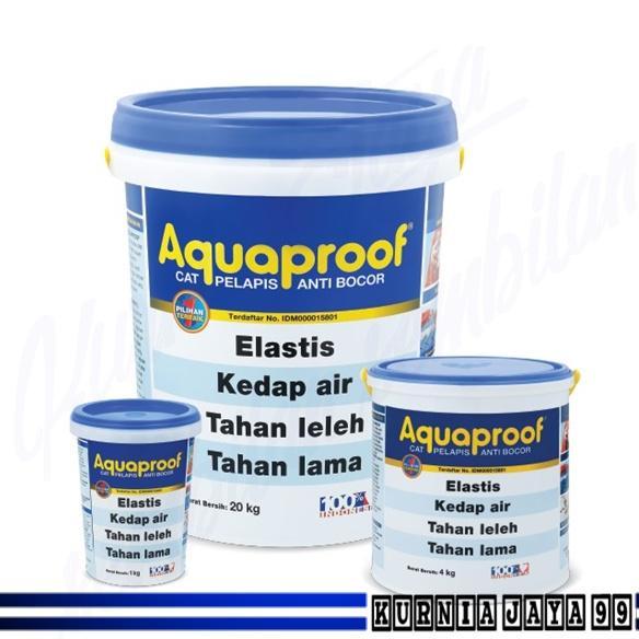 Assalamshop  - Aquaproof Anti Bocor 1Kg Putih Transfarant Hitam Abu Abu 1 Kg Rt-4