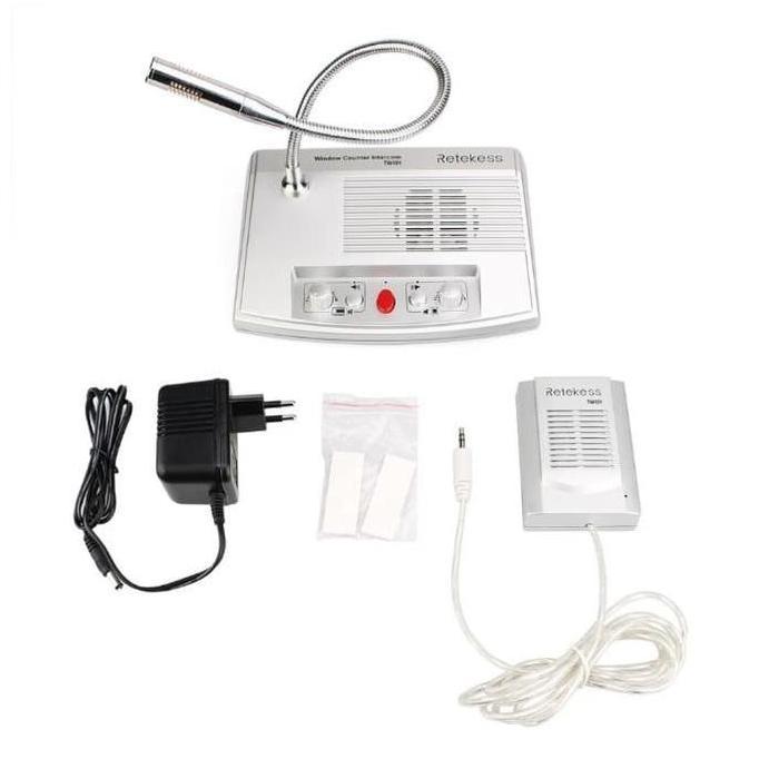 Window counter intercom dual way mic loket - Zhudele Retekess TW101 Terlaris