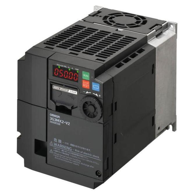 Diskon 3G3MX2-A4007-V2 Inverter Omron VSD VFD 3G3MX2 A4007 V2 3phase 0.75KW 0,75KW 1HP 380V penggant