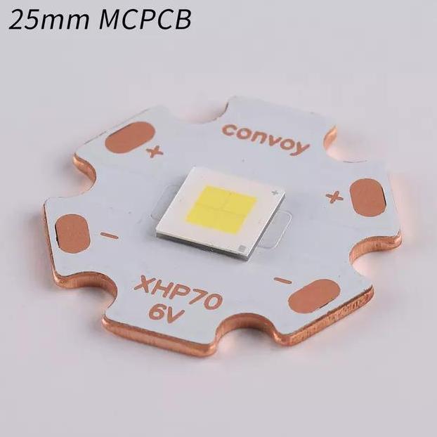 BEBAS ONGKIR - LED CREE XHP70.3 6V 70X70 DTP Original Convoy