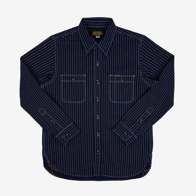 Iron Heart IHSH-266 12oz Wabash Work Shirt - Indigo murah