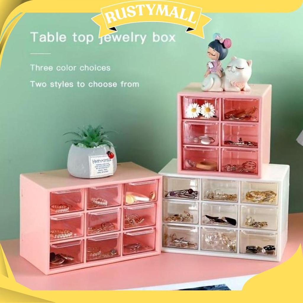 Kotak Laci / Rak Laci Penyimpanan / Laci Mini Serbaguna / Lemari Kotak Perhiasan / Rak Aksesoris Sek