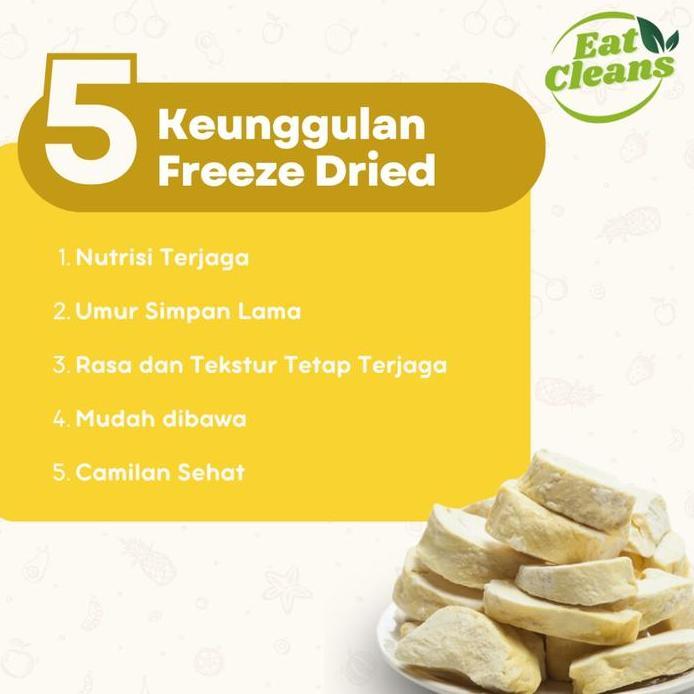 Ready Dried Durian  Snack Dried Fruit  Snack Keripik Durian Kering Camilan Sehat Durian Kering Beku 