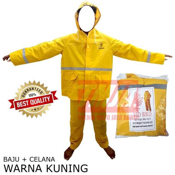 RED BIRD REDBIRD Jas Hujan ScotchLite / Rain Suit (Baju + Celana)