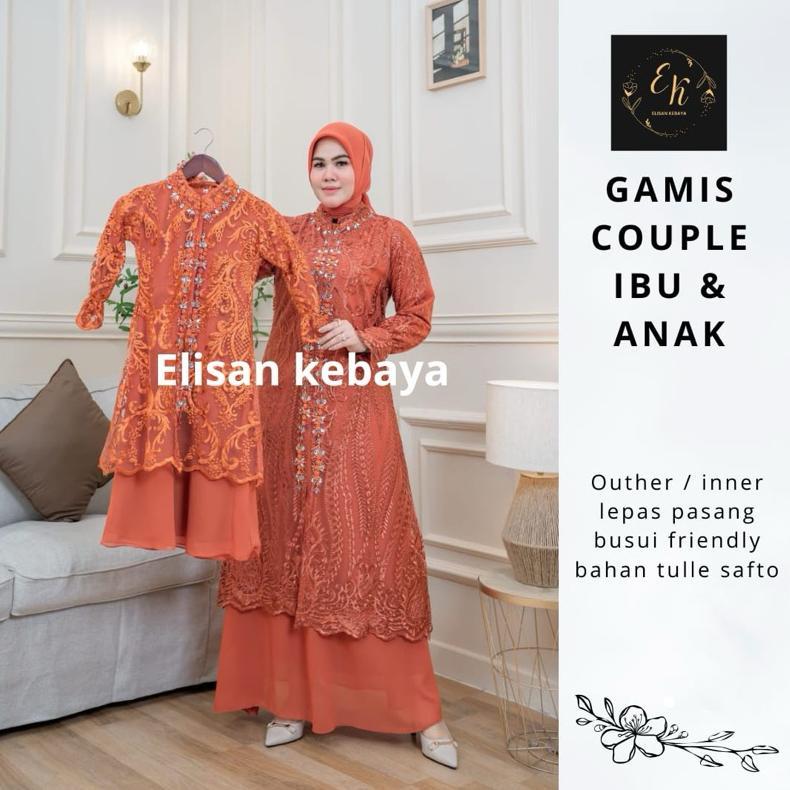 Gamis Busui Fri / Gamis Outher Couple Ibu dan Anak / Gamis Modern Couple / Gamis Outhet Couple / Gam