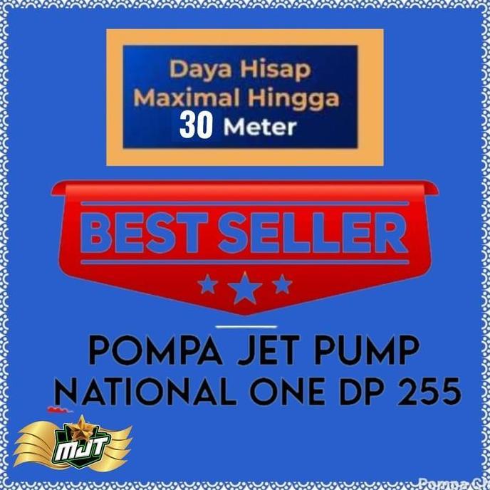 Mesin Pompa Air Jet Pump National Dp 255 250 Wat Otomatis Kls Good Eco Promo