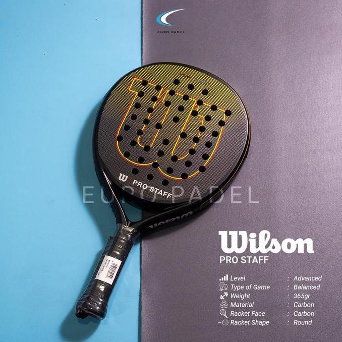 WILSON PRO STAFF V2 Advanced Round Full Carbon Racket Padel Original
