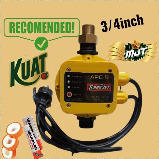 Otomatis Pompa Air Horizontal Wasser Pbmh Multistage Booster Apc Promo