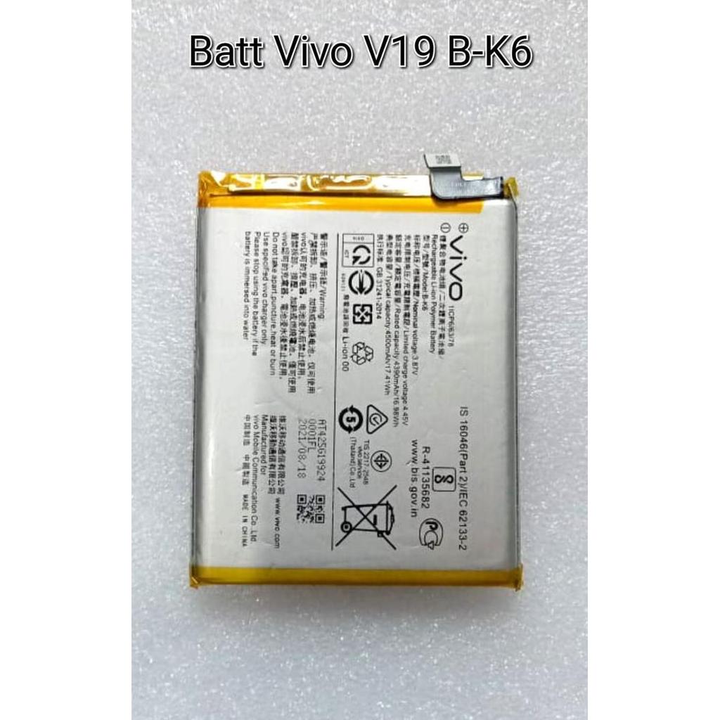 Battery Vivo V19 Baterai Vivo V19 BK6 Baterai Vivo Model B-K6 Original