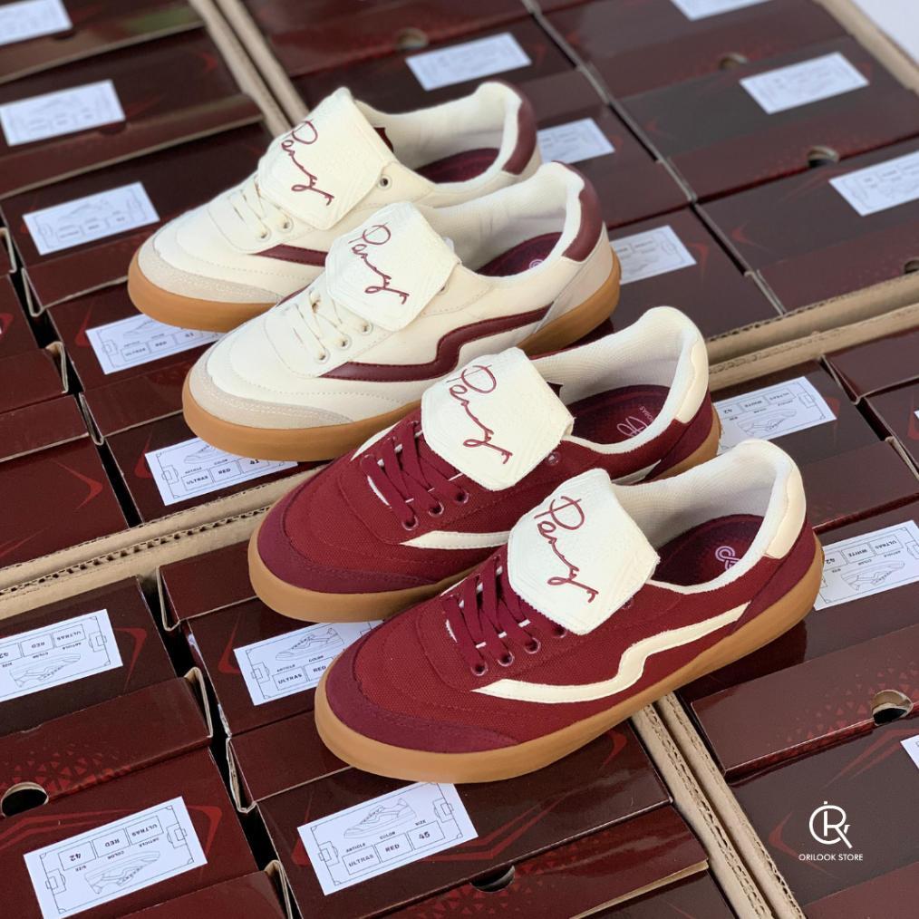 Sepatu Patrobas X Persija Ultras White & Red Original Made In Indonesia