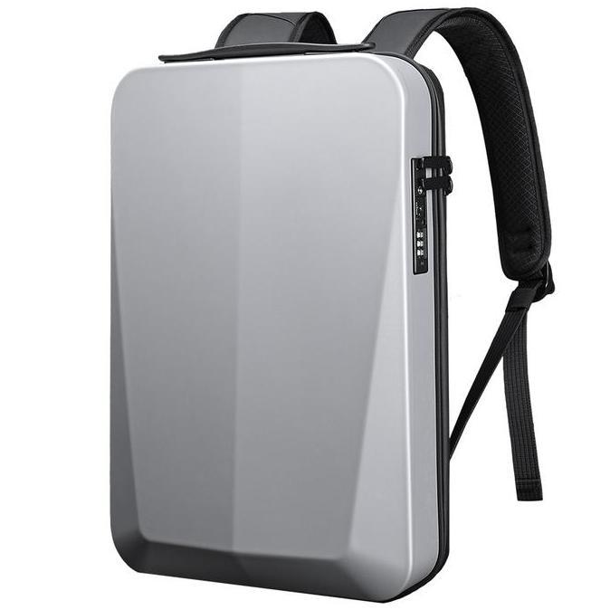 BG22201 Tas Bag Slim Backpack Pria Cowok Kerja Kantor Laptop 15.6 Ipad 7.9 Hardcase USB TSA BIN