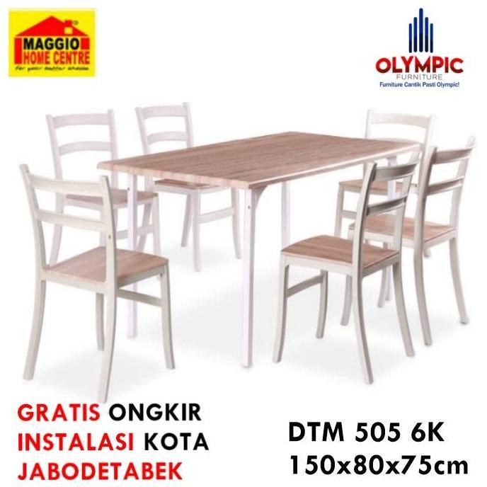 BEBAS ONGKIR - MEJA MAKAN OLYMPLAST DTM 505 A - DTM SIMPSON - OLYMPLAST