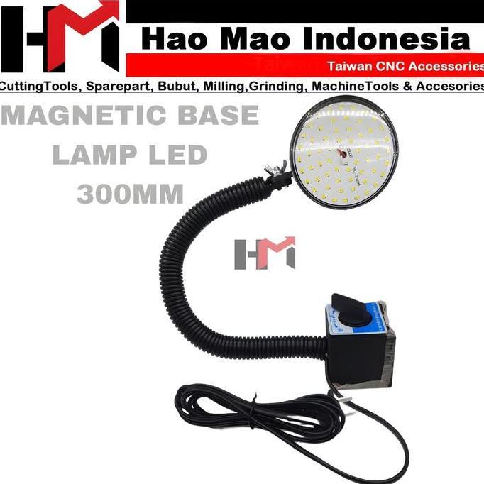 MAGNETIC BASE LAMP LED 300MM| LAMPU KERJA MAGNETIC 20W ORIGINAL DAN TERPERCAYA